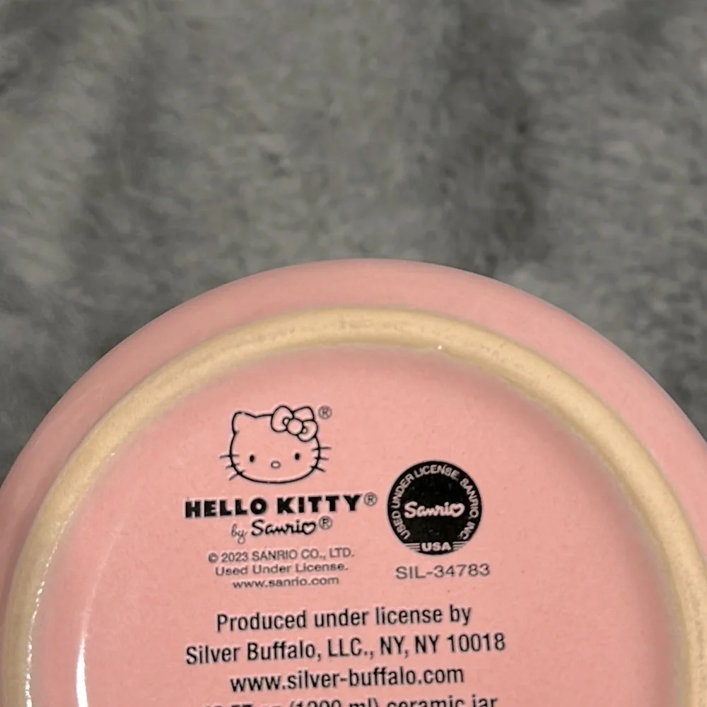 New Hello Kitty Halloween Jar with Wooden Lid